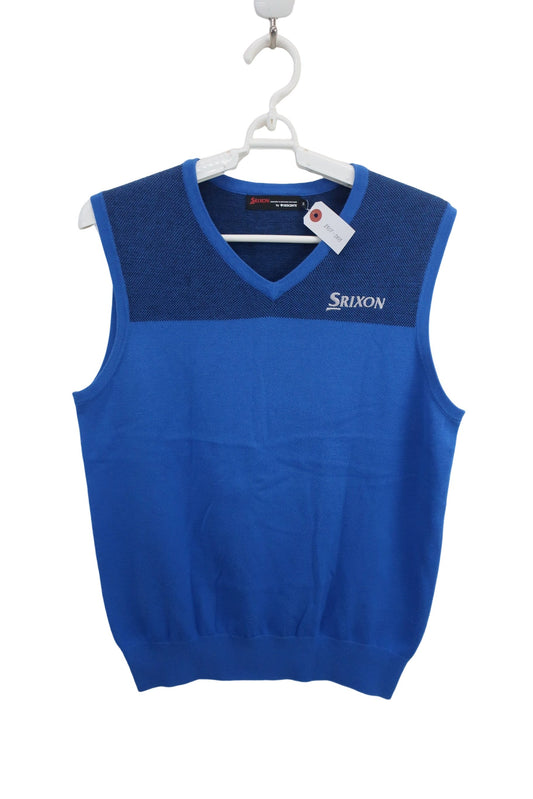 SRIXON(スリクソン) ニットベスト 青 メンズ M A