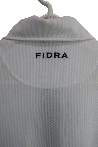 FIDRA(フィドラ) ポロシャツ 白ネイビー メンズ Ｓ ｘ108922 A