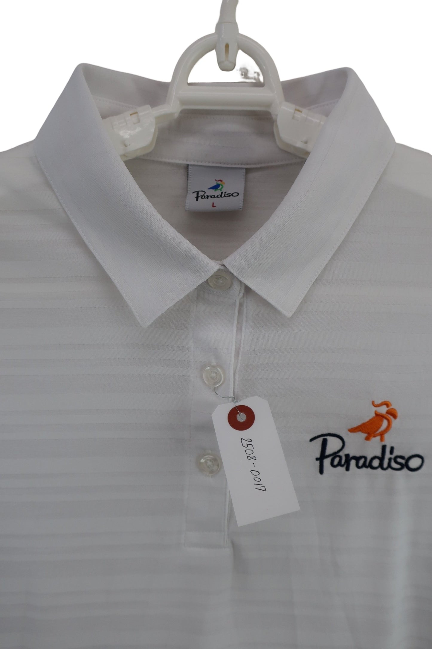 PARADISO(パラディーゾ) ポロシャツ 白 レディース L A