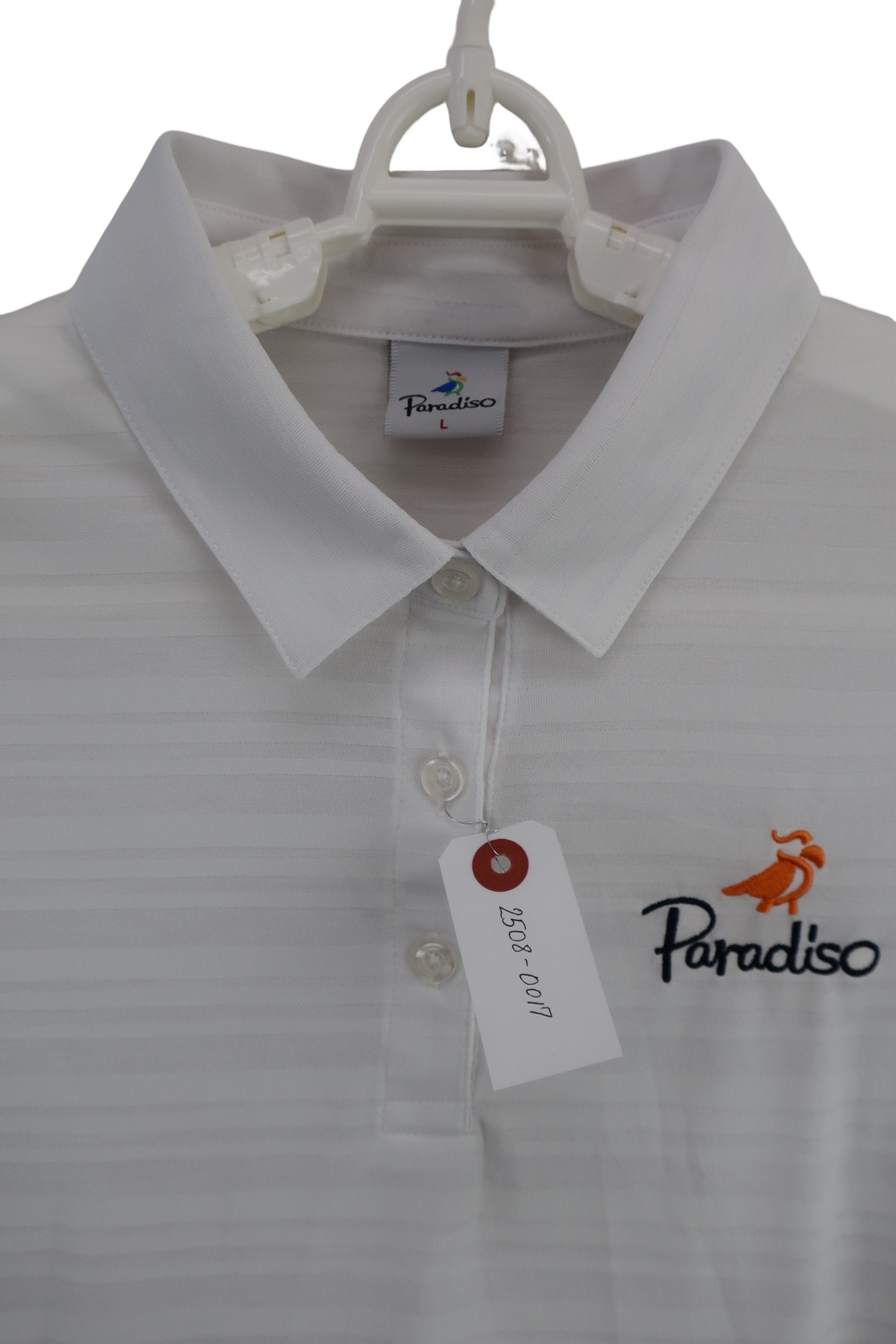 PARADISO(パラディーゾ) ポロシャツ 白 レディース L A