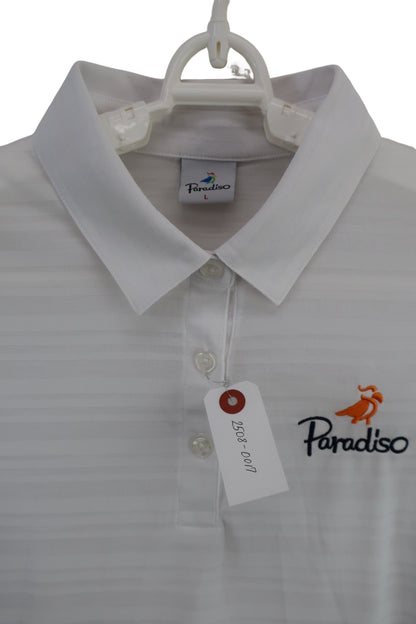 PARADISO(パラディーゾ) ポロシャツ 白 レディース L A