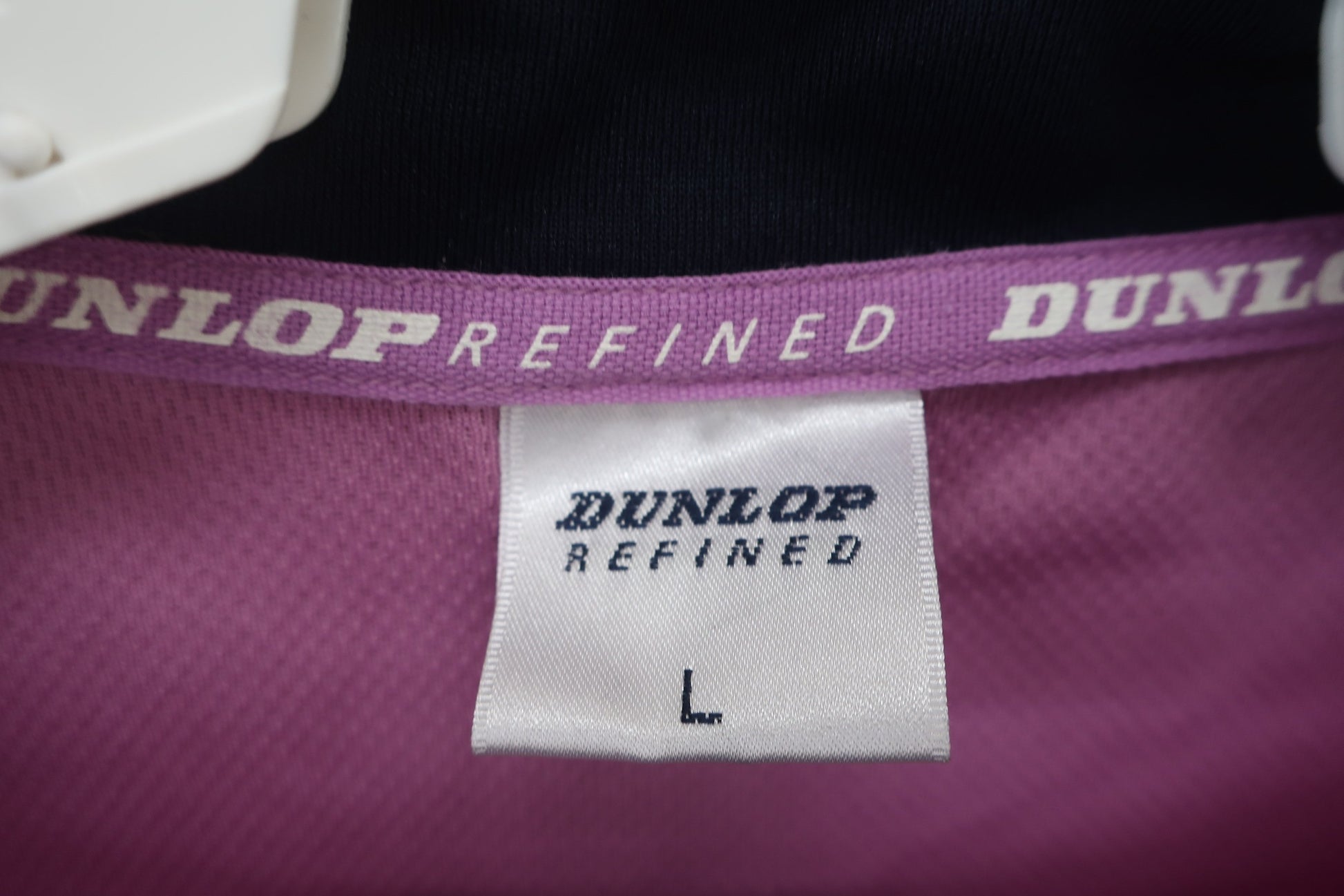 DUNLOP(ダンロップ) 長袖ハーフジップシャツ 紫 レディース L A