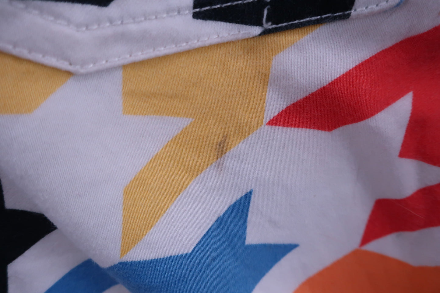 LOUDMOUTH(ラウドマウス) パンツ 白カラフル千鳥柄 レディース US 4 B