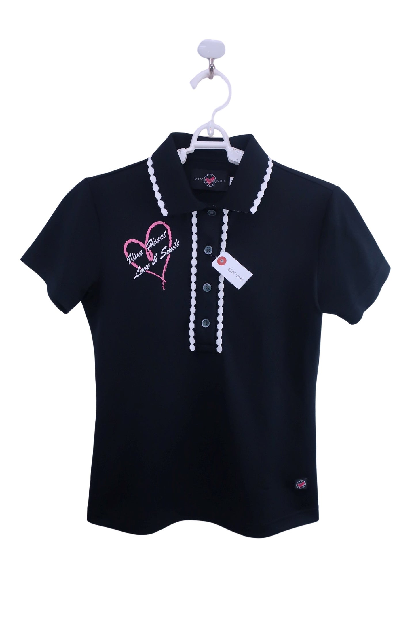 VIVA HEART(ビバハート) ポロシャツ 黒 レディース 40 A