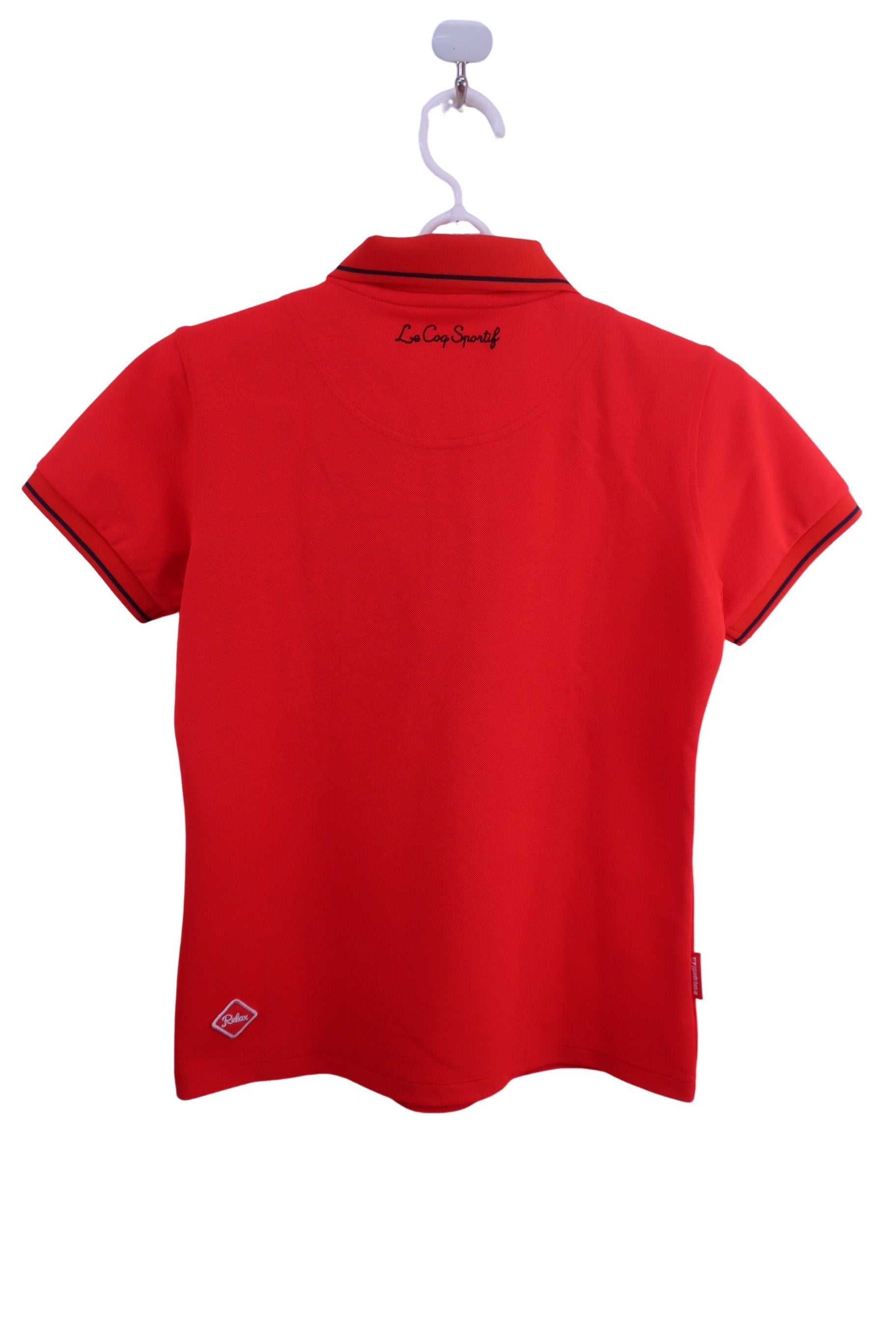 le coq sportif(ルコックスポルティフ) ポロシャツ 赤 レディース M A