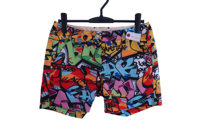 LOUDMOUTH(ラウドマウス) ショートパンツ カラフル総柄 レディース L A