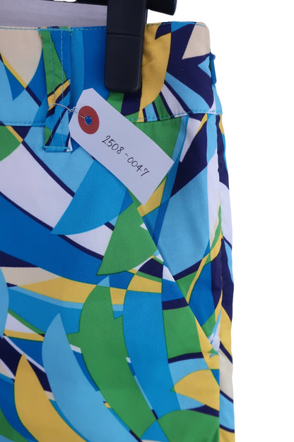 LOUDMOUTH(ラウドマウス) スカート 青系カラフル総柄 レディース M A