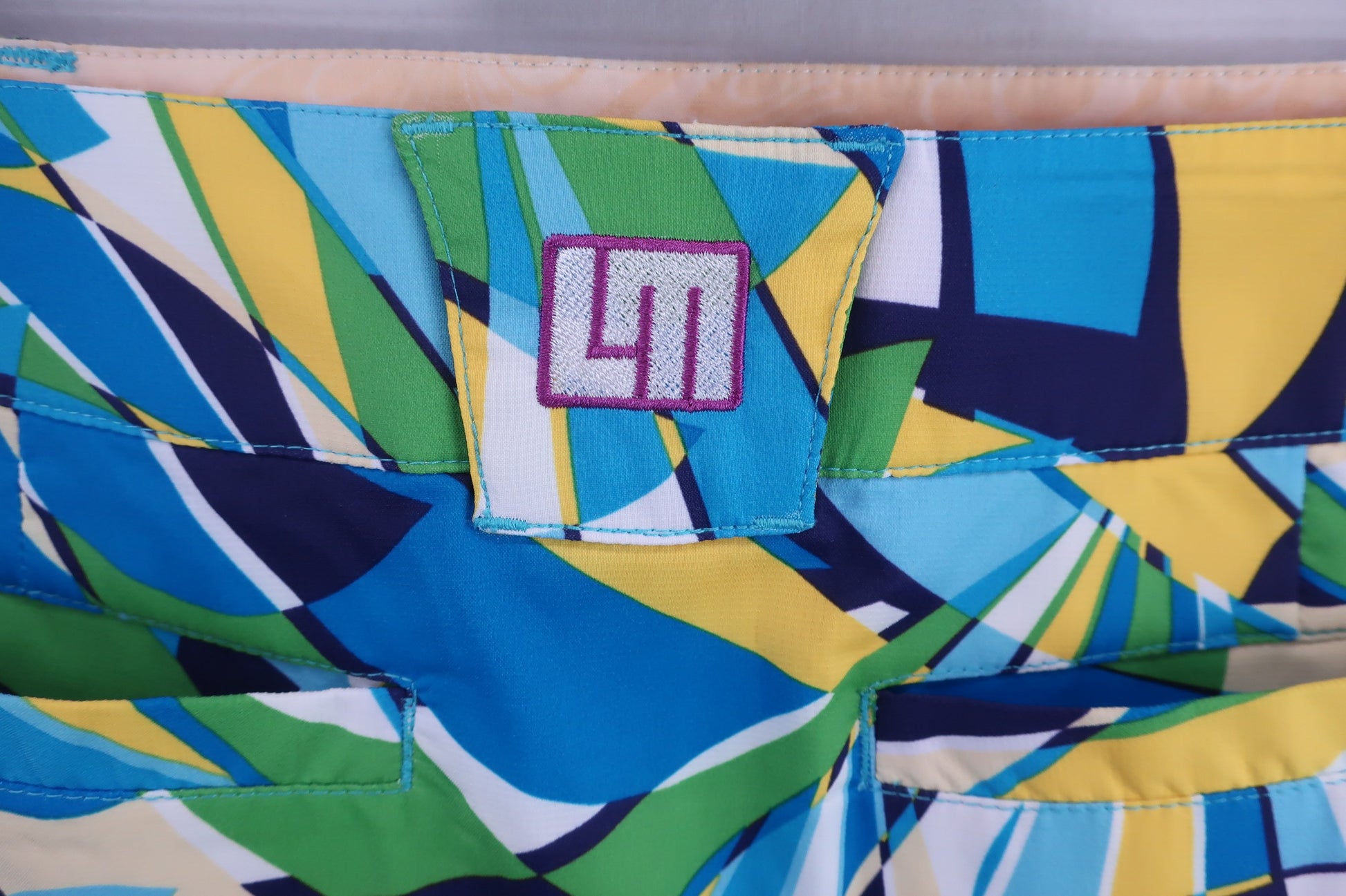 LOUDMOUTH(ラウドマウス) スカート 青系カラフル総柄 レディース M A