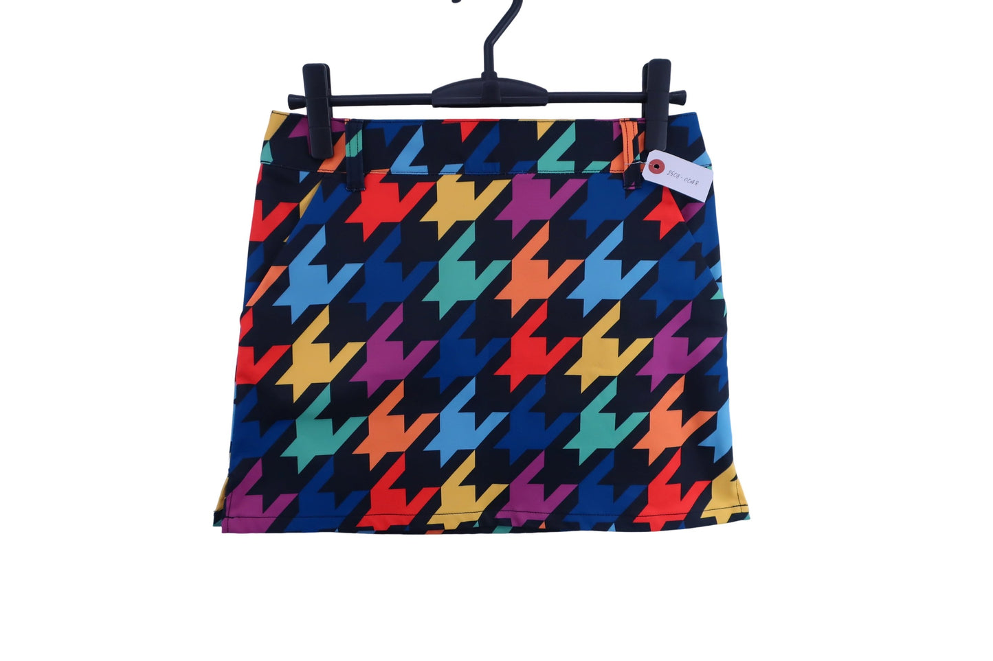 LOUDMOUTH(ラウドマウス) スカート ネイビーカラフル千鳥柄 レディース M A