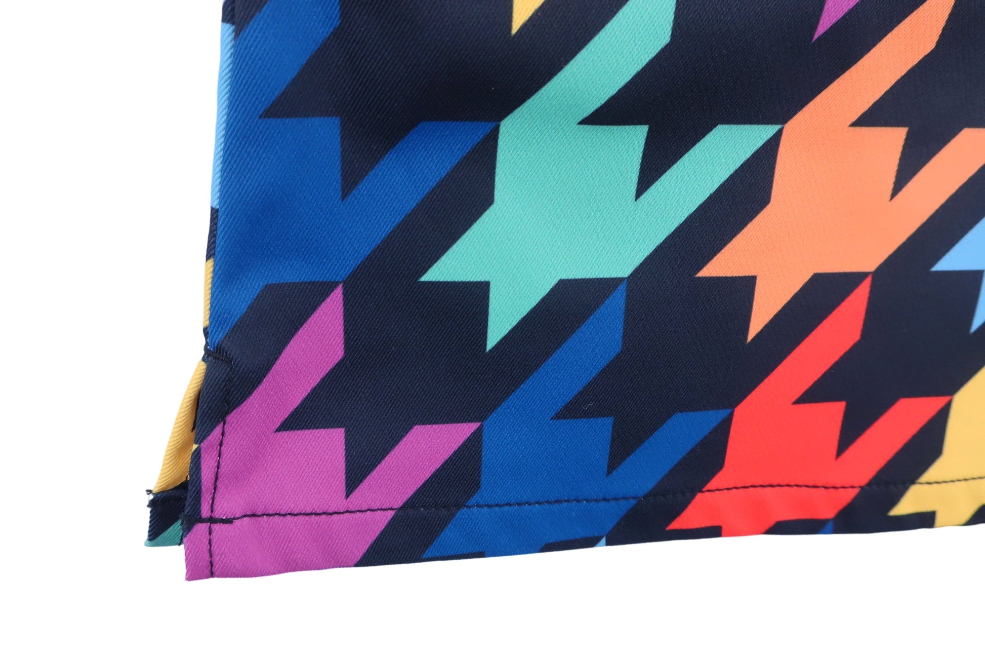 LOUDMOUTH(ラウドマウス) スカート ネイビーカラフル千鳥柄 レディース M A