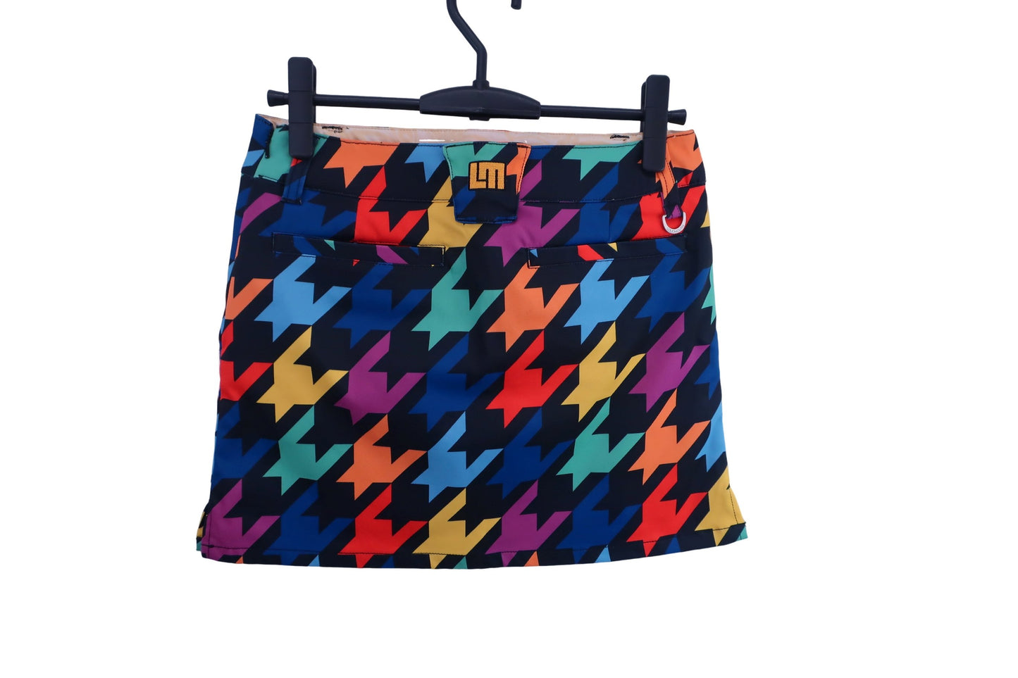 LOUDMOUTH(ラウドマウス) スカート ネイビーカラフル千鳥柄 レディース M A
