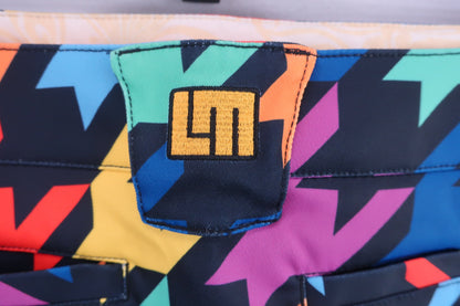 LOUDMOUTH(ラウドマウス) スカート ネイビーカラフル千鳥柄 レディース M A