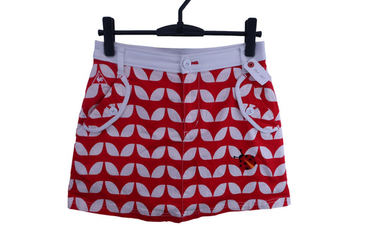 le coq sportif(ルコックスポルティフ) スカート 赤白総柄 レディース 9 A