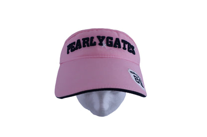 PEARLY GATES(パーリーゲイツ) サンバイザー ピンク レディース S B
