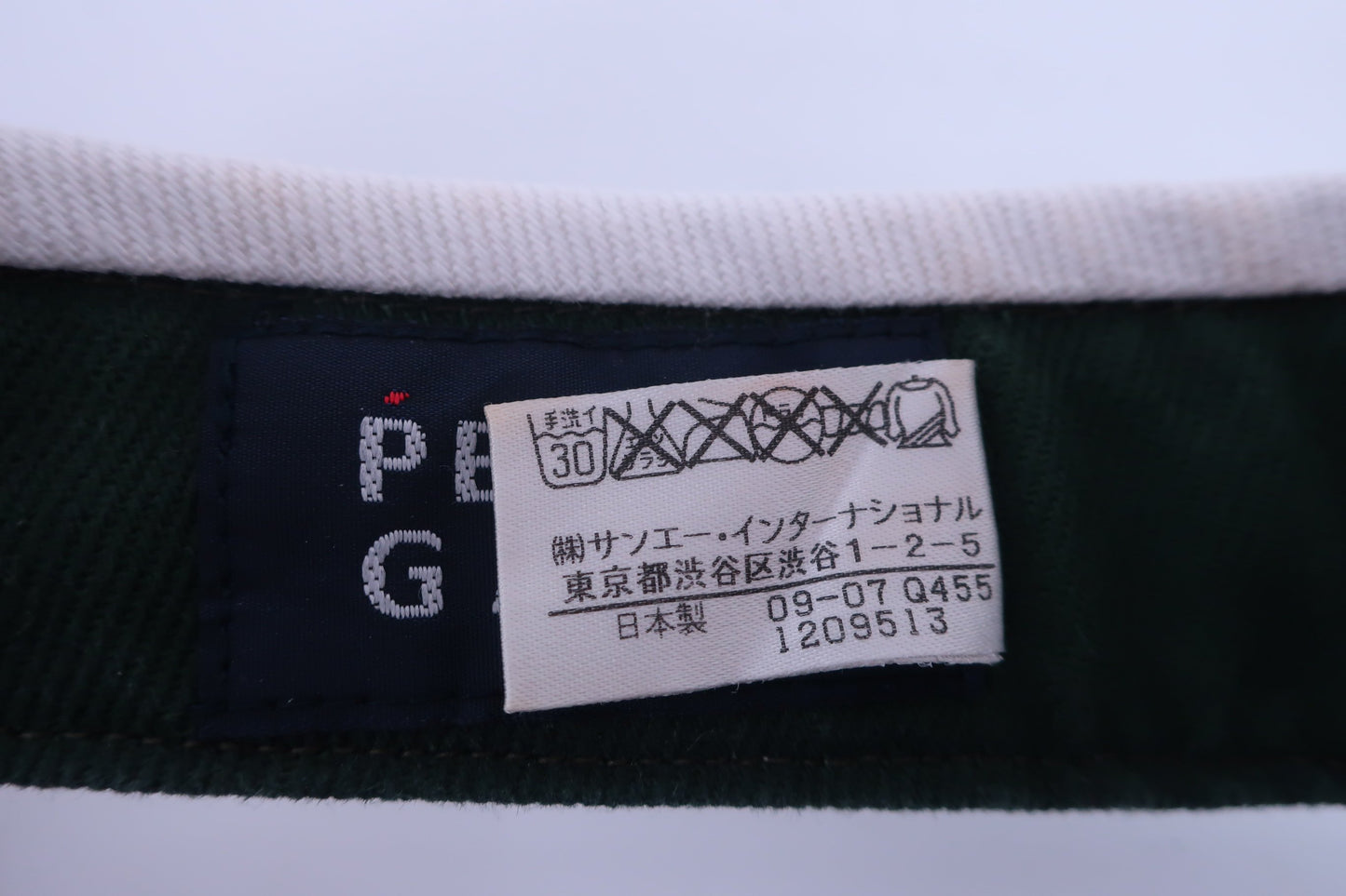 PEARLY GATES(パーリーゲイツ) サンバイザー 白赤ステッチ レディース M B