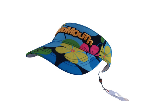 LOUDMOUTH(ラウドマウス) サンバイザー 青系総柄 レディース フリーサイズ N