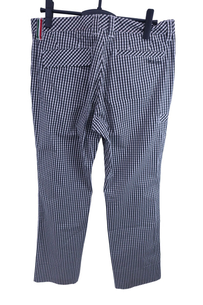 Kappa(カッパ) パンツ 白黒チェック メンズ 85 B