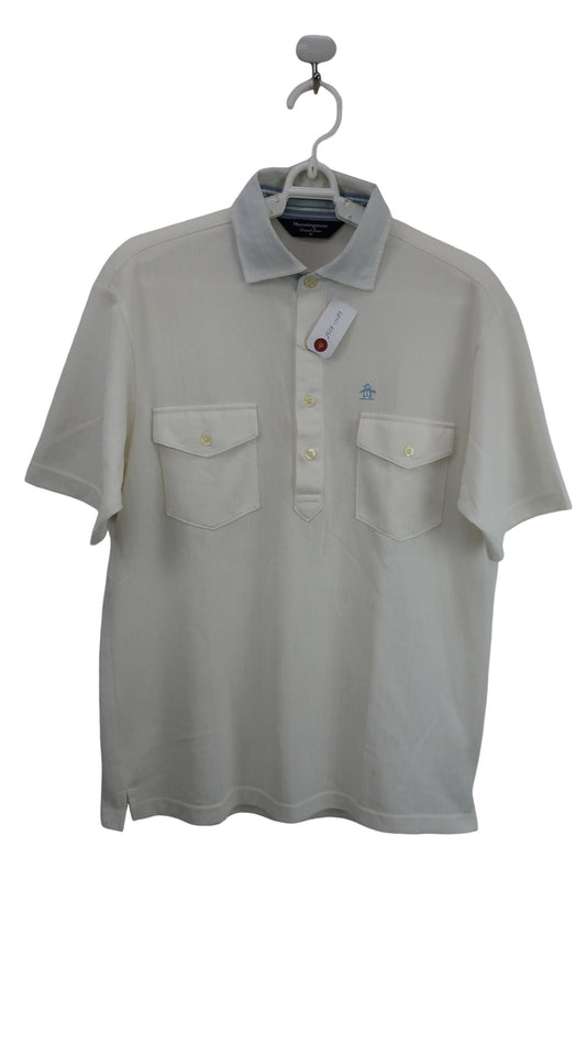Munsingwear(マンシングウェア) ポロシャツ 白 メンズ M B