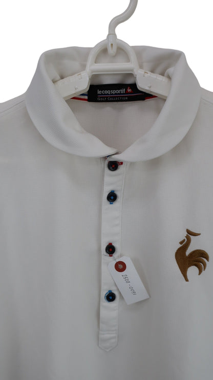 le coq sportif(ルコックスポルティフ) ポロシャツ 白 メンズ M A