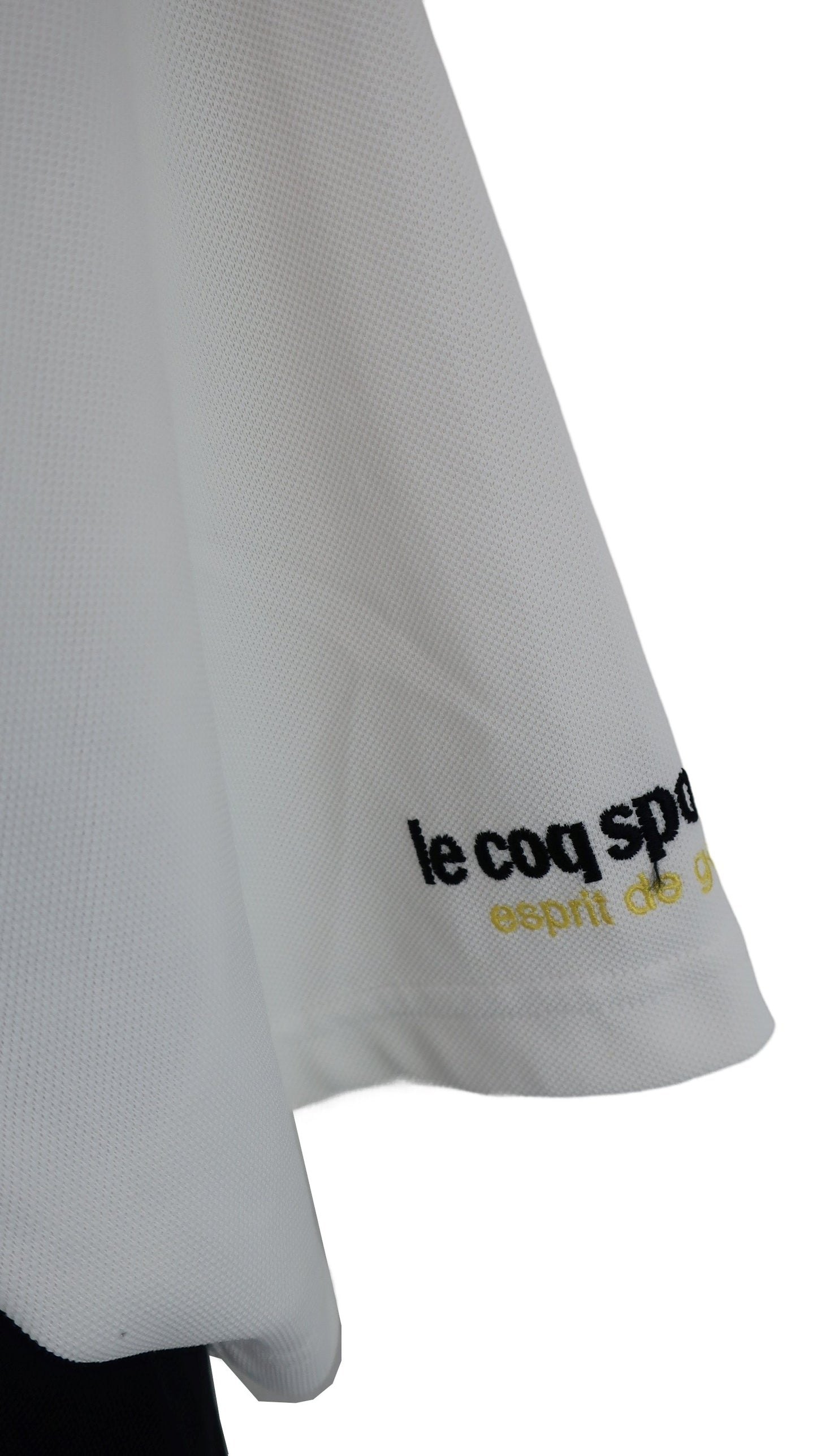 le coq sportif(ルコックスポルティフ) 半袖モックネックシャツ 白 メンズ M A