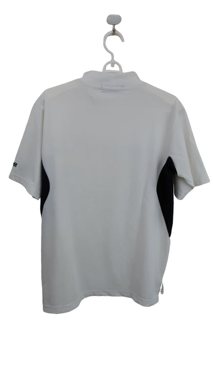 le coq sportif(ルコックスポルティフ) 半袖モックネックシャツ 白 メンズ M A