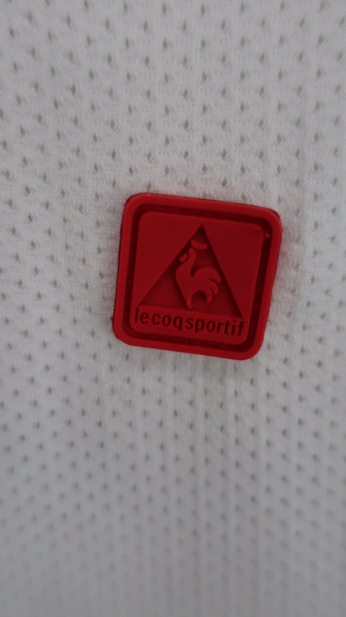 le coq sportif(ルコックスポルティフ) 半袖ハーフジップシャツ 白 メンズ M A