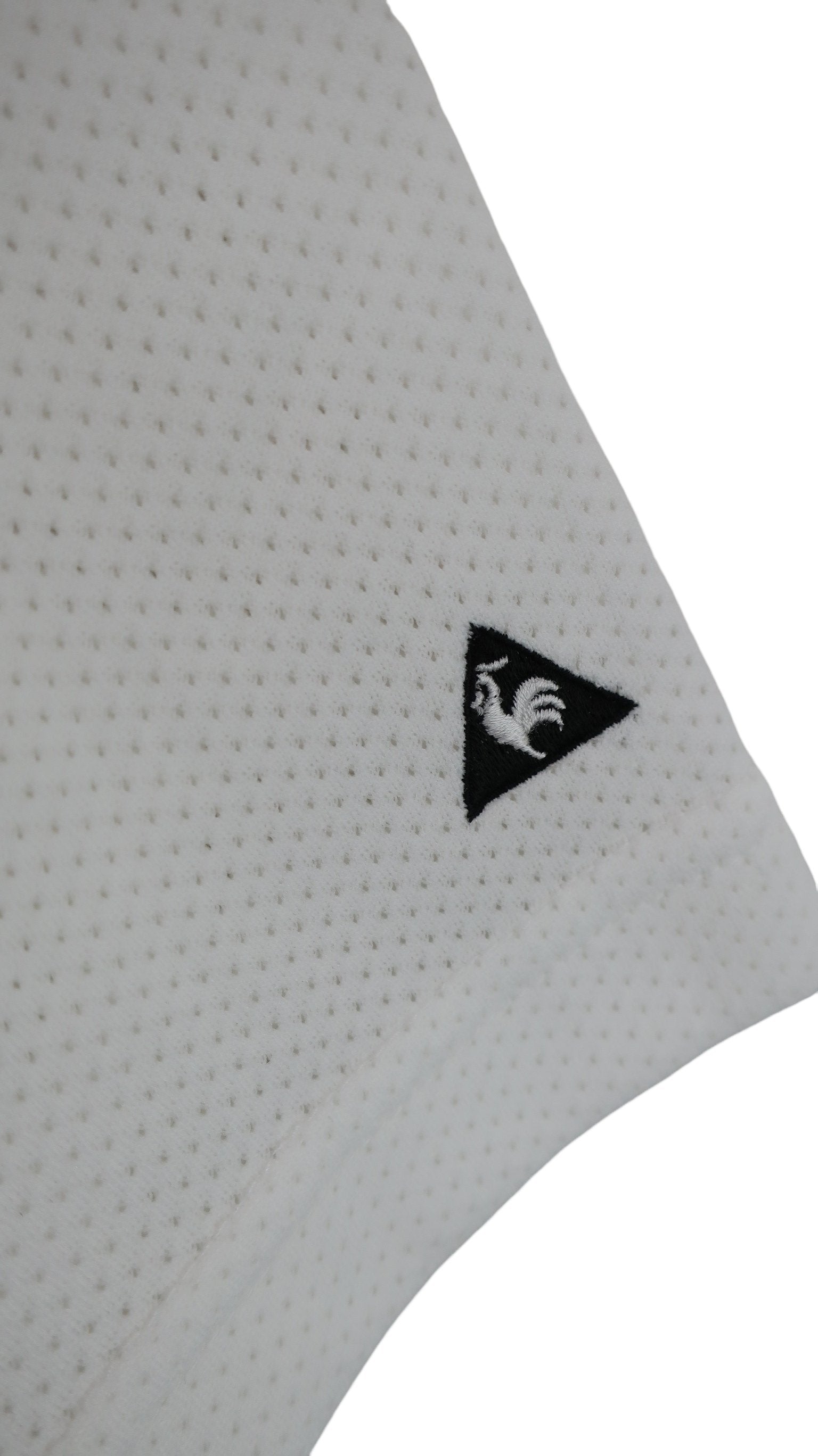 le coq sportif(ルコックスポルティフ) 半袖ハーフジップシャツ 白 メンズ M A