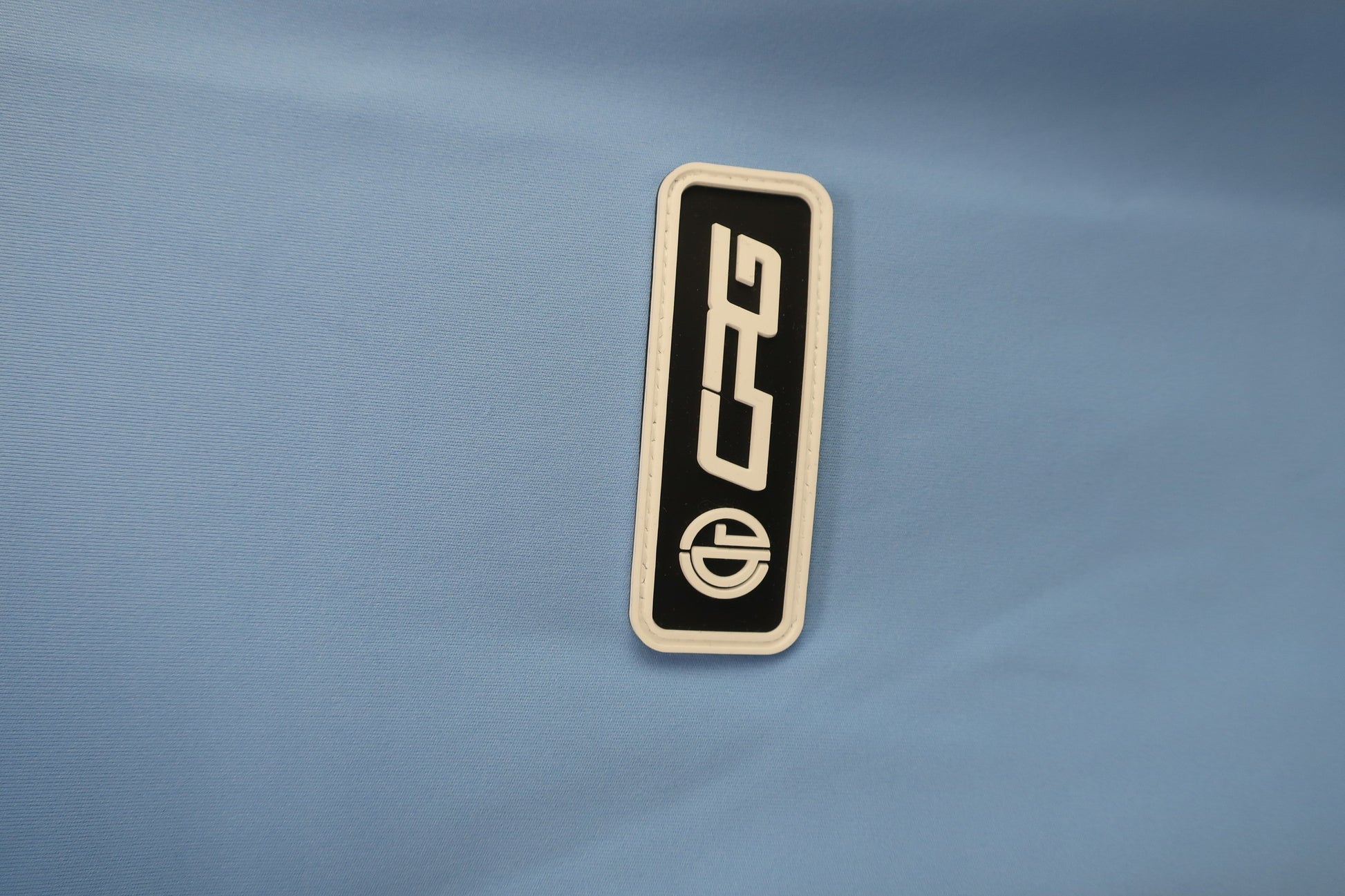 CPG GOLF(シーピージーゴルフ) 半袖ハーフジップシャツ 水色白 メンズ 3 2109-23104 A