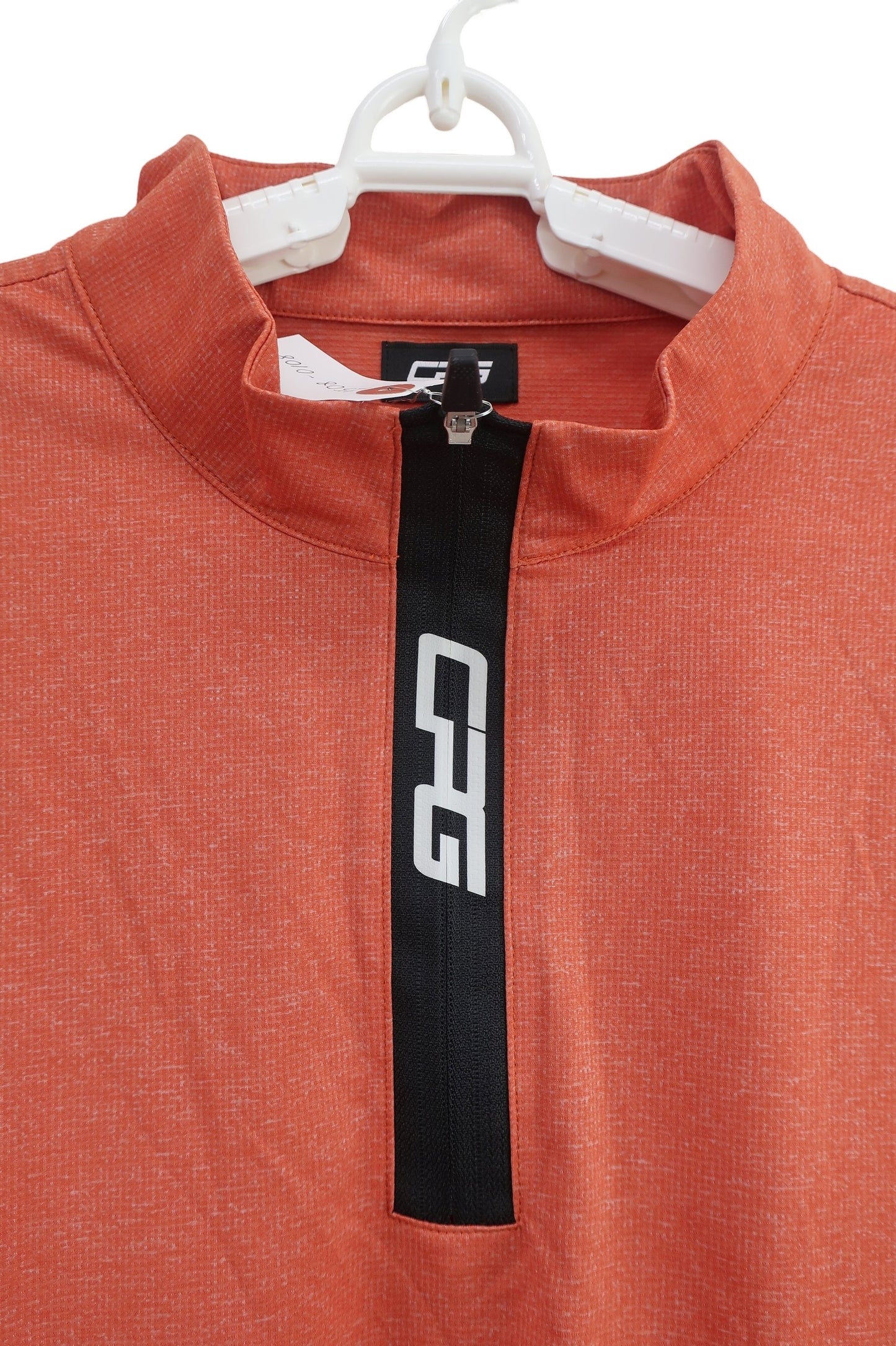 CPG GOLF(シーピージーゴルフ) 半袖ハーフジップシャツ オレンジ系 メンズ 3 2109-22104 A