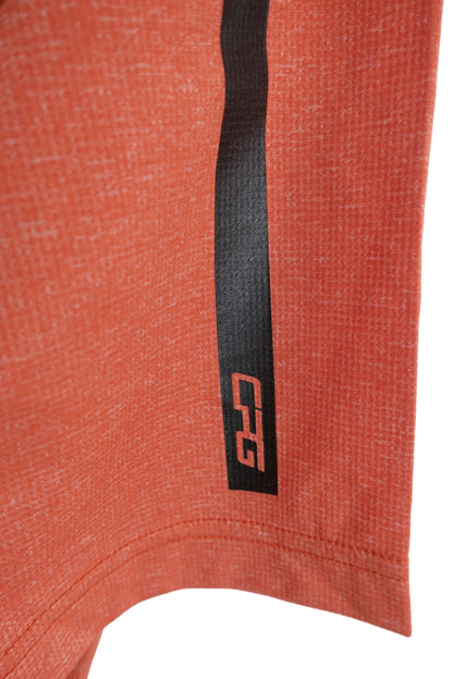 CPG GOLF(シーピージーゴルフ) 半袖ハーフジップシャツ オレンジ系 メンズ 3 2109-22104 A