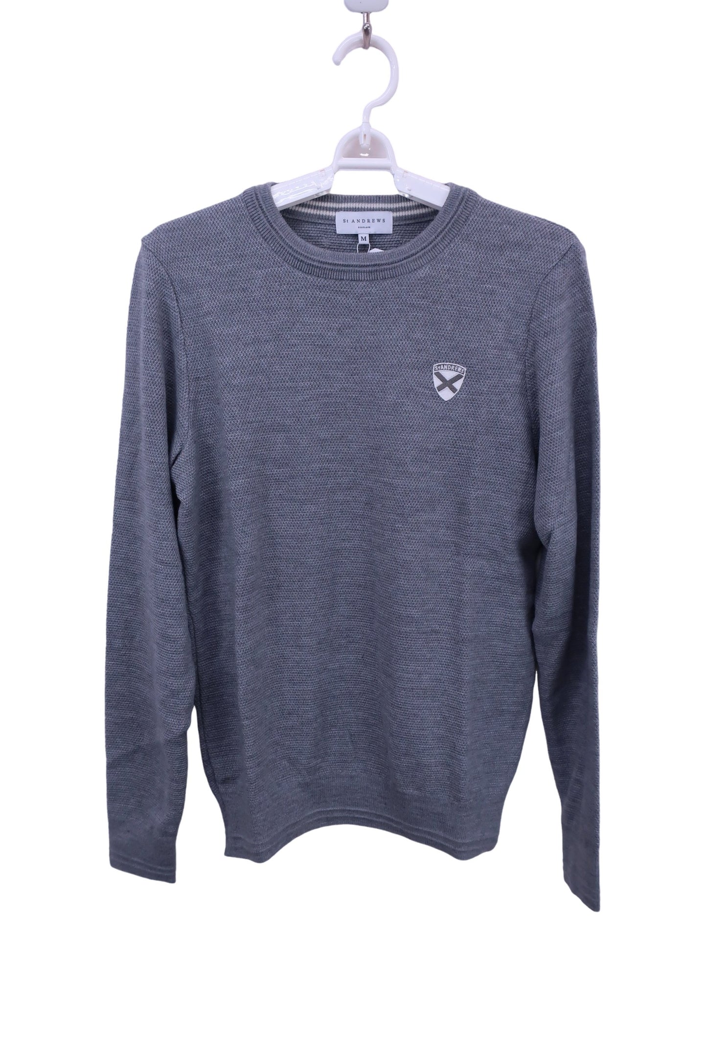 St ANDREWS(セントアンドリュース) ニットモックネックシャツ グレー レディース M 043-7270001 N