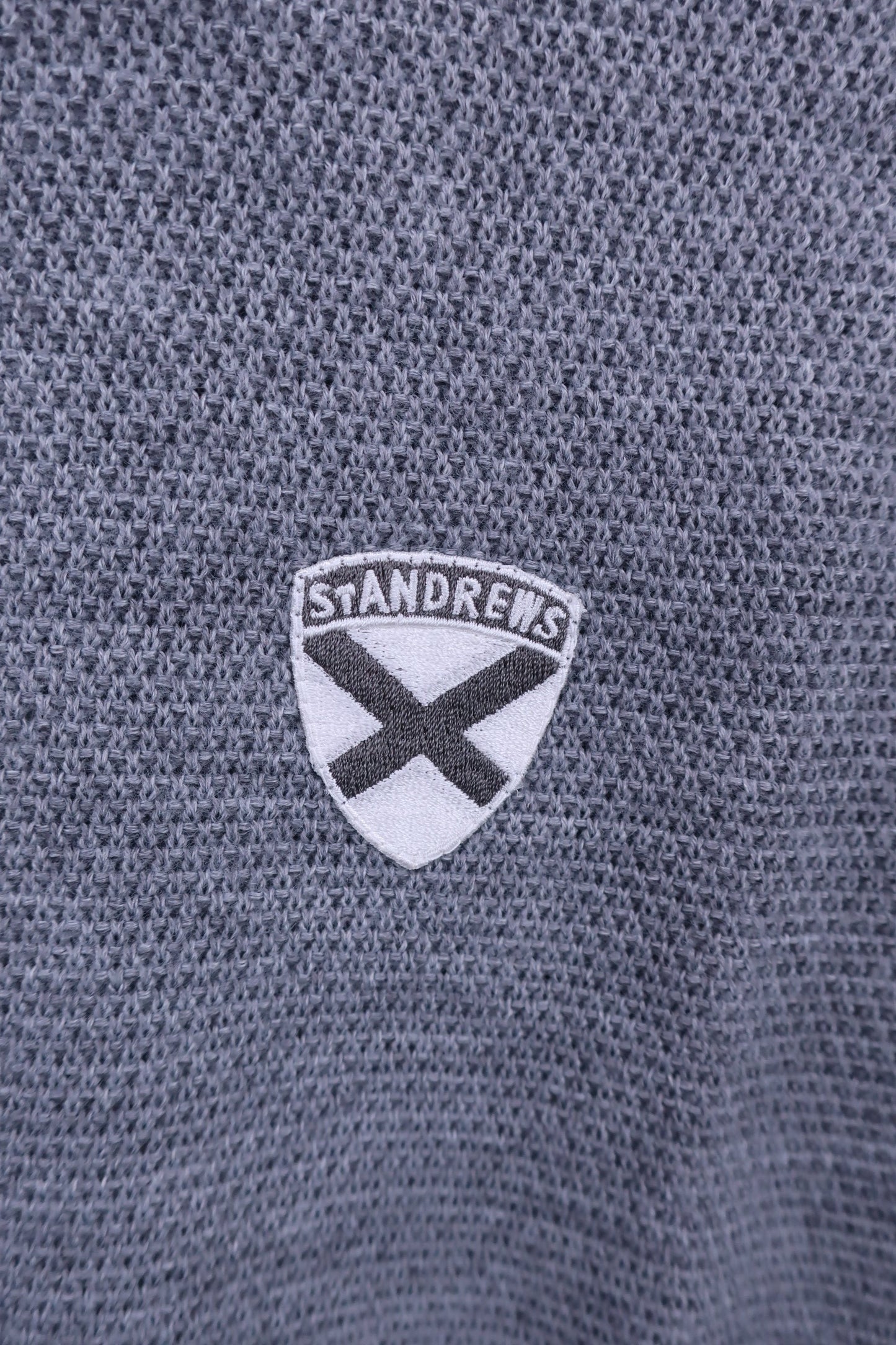 St ANDREWS(セントアンドリュース) ニットモックネックシャツ グレー レディース M 043-7270001 N