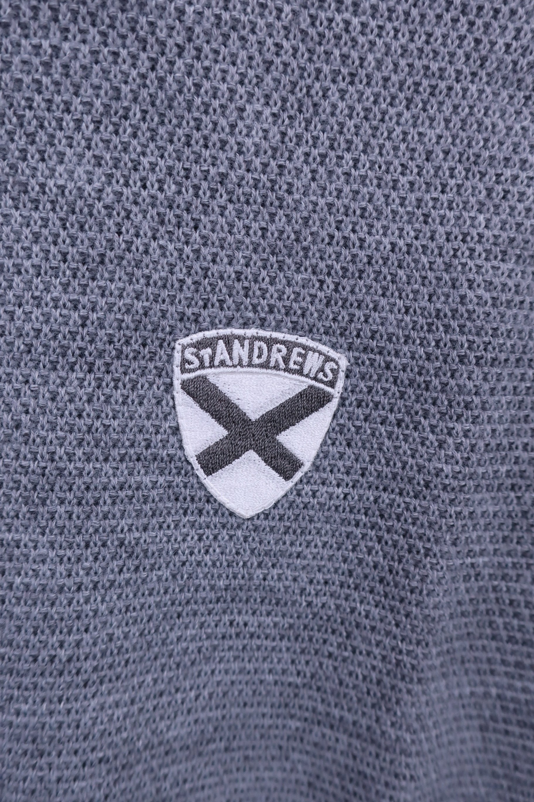 St ANDREWS(セントアンドリュース) ニットモックネックシャツ グレー レディース M 043-7270001 N