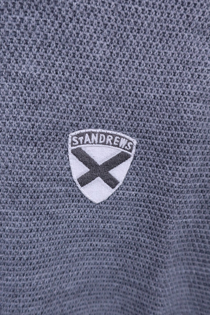 St ANDREWS(セントアンドリュース) ニットモックネックシャツ グレー レディース M 043-7270001 N