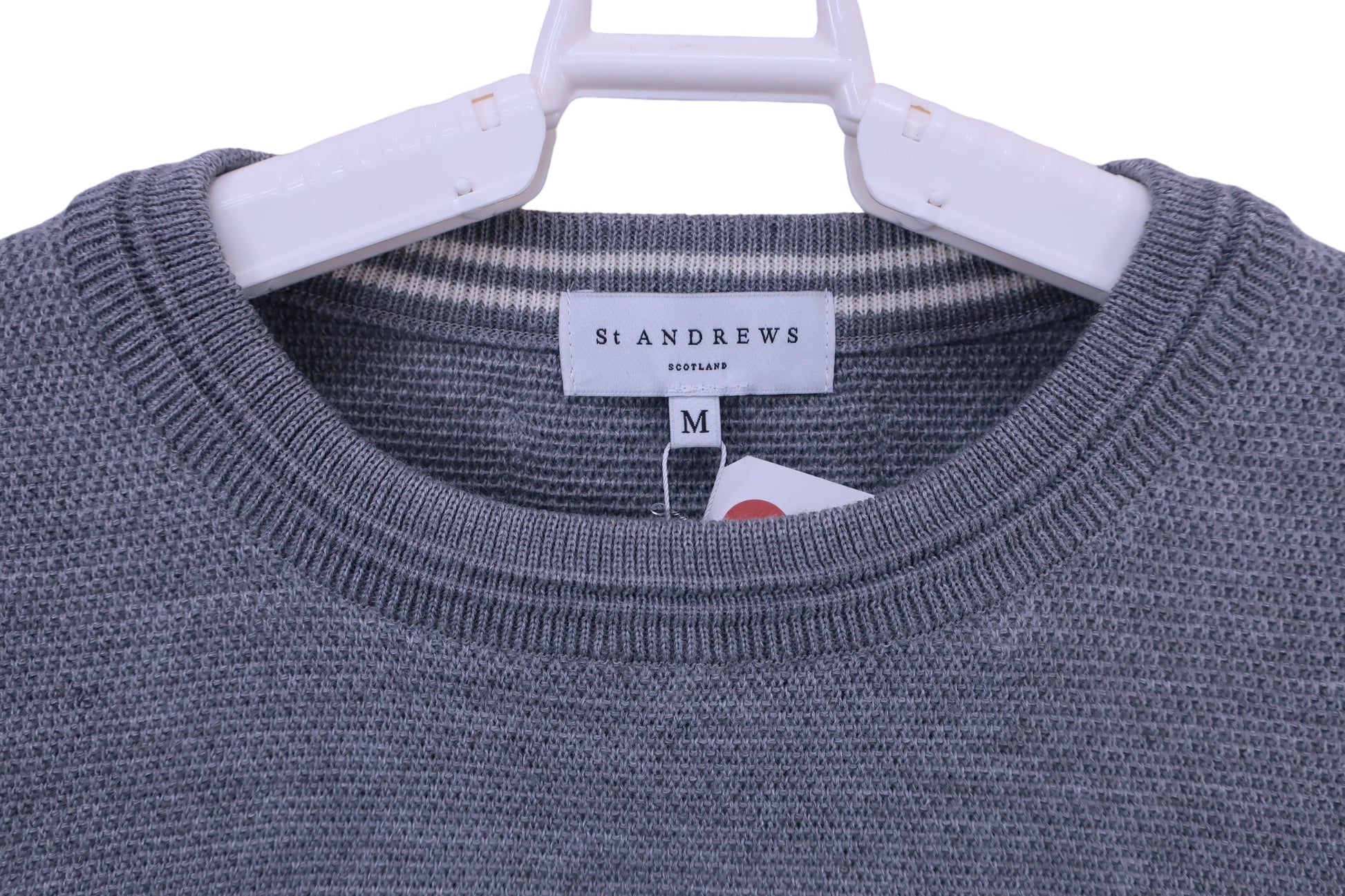 St ANDREWS(セントアンドリュース) ニットモックネックシャツ グレー レディース M 043-7270001 N