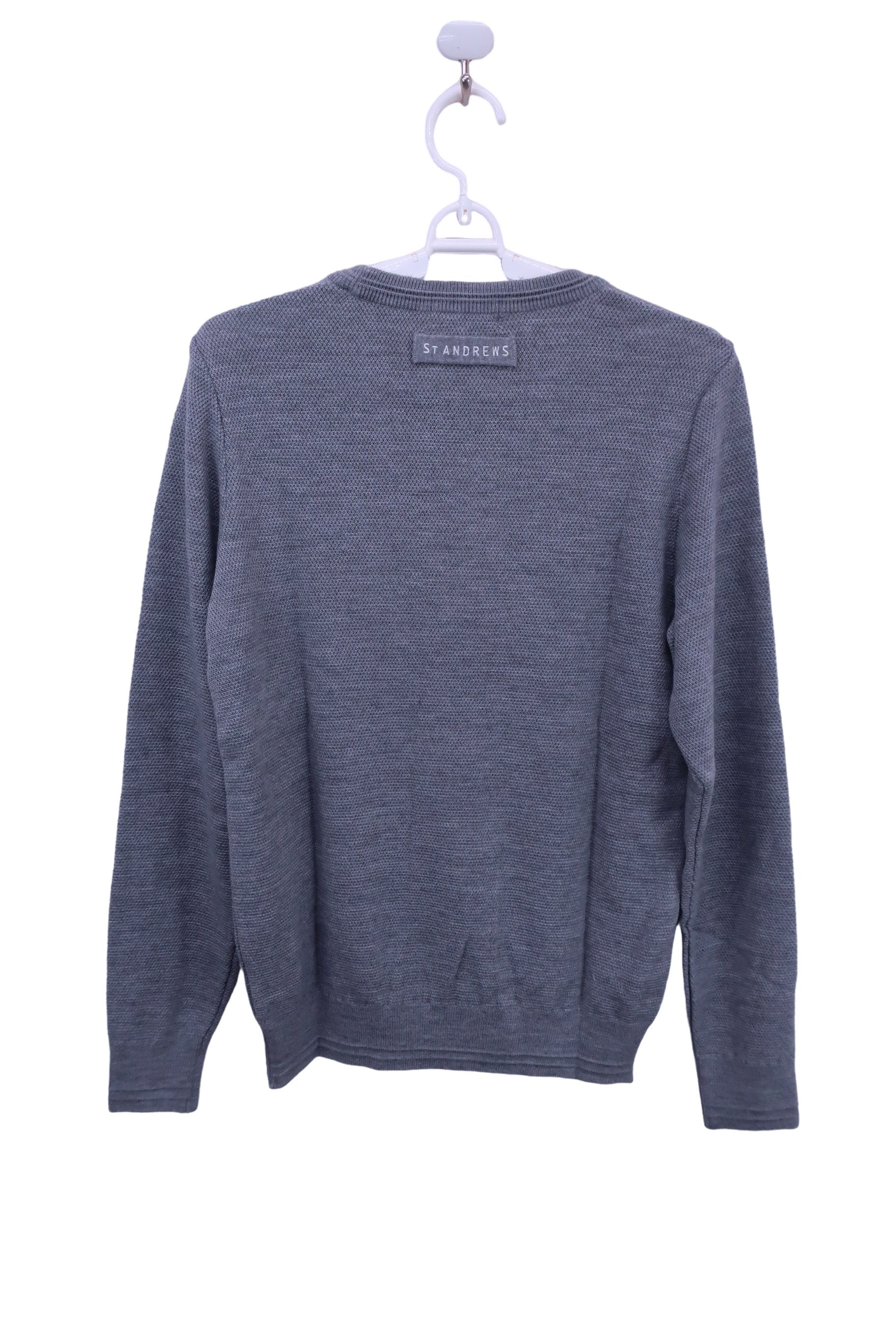 St ANDREWS(セントアンドリュース) ニットモックネックシャツ グレー レディース M 043-7270001 N