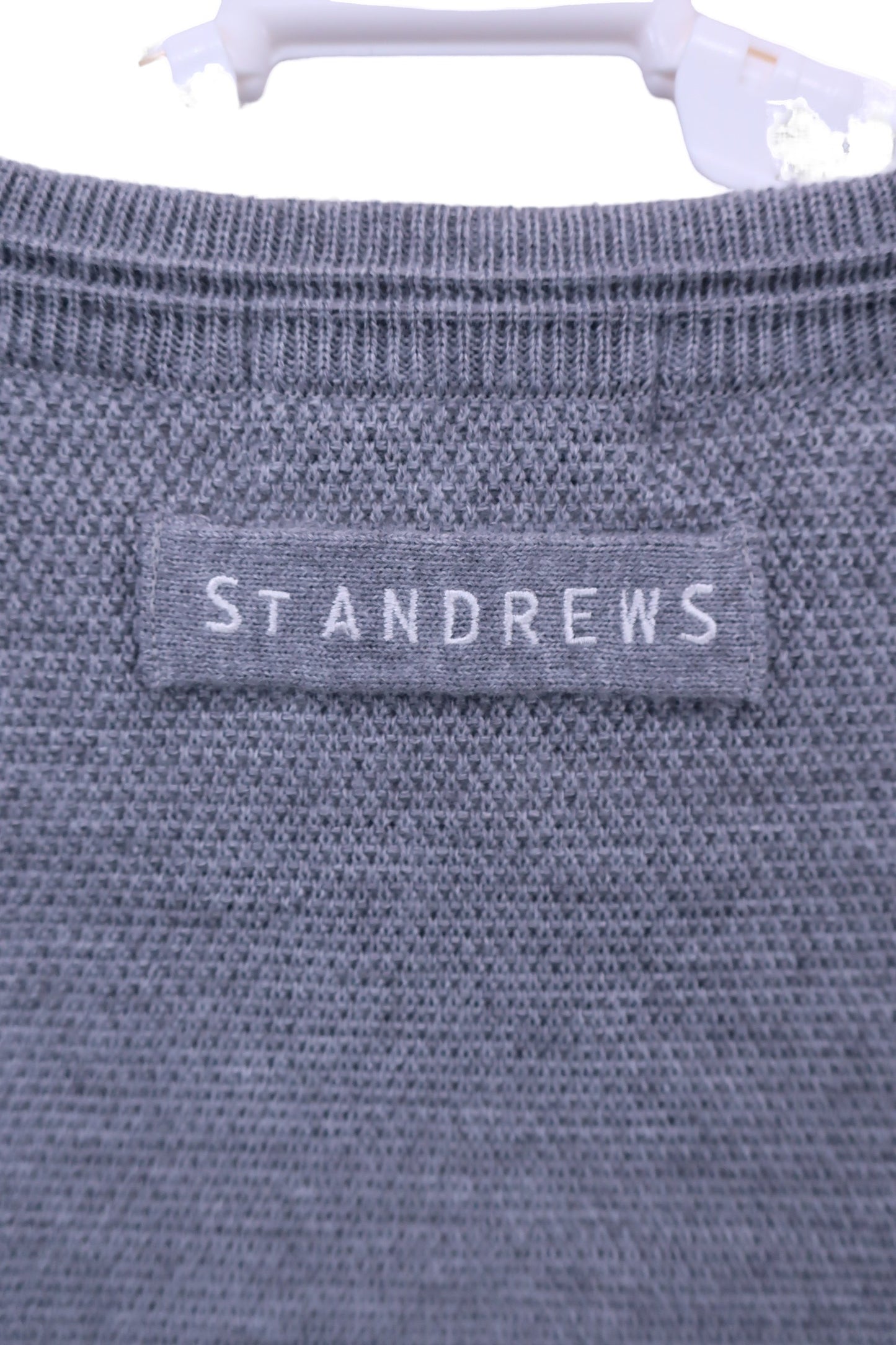 St ANDREWS(セントアンドリュース) ニットモックネックシャツ グレー レディース M 043-7270001 N