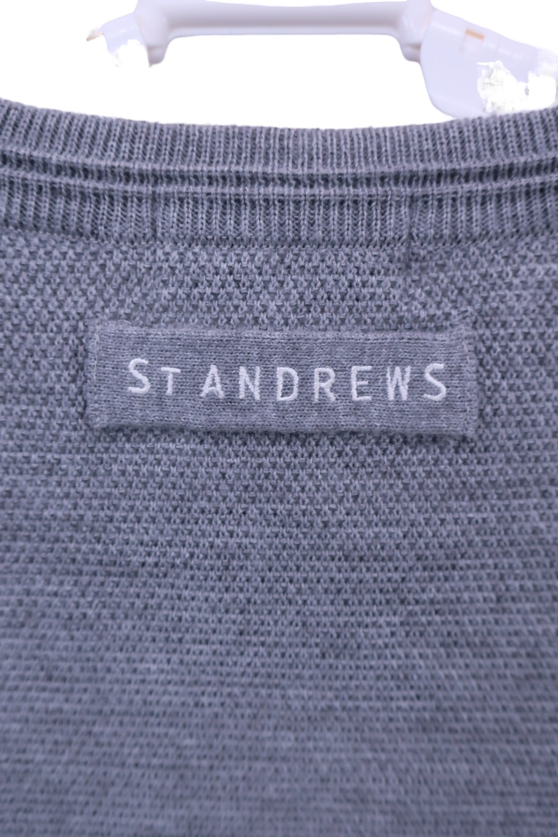 St ANDREWS(セントアンドリュース) ニットモックネックシャツ グレー レディース M 043-7270001 N