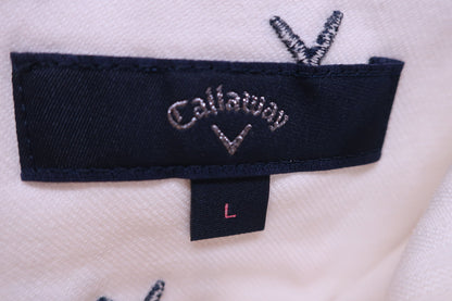 Callaway(キャロウェイ) ハーフパンツ 白ネイビー レディース L 241-124867 B