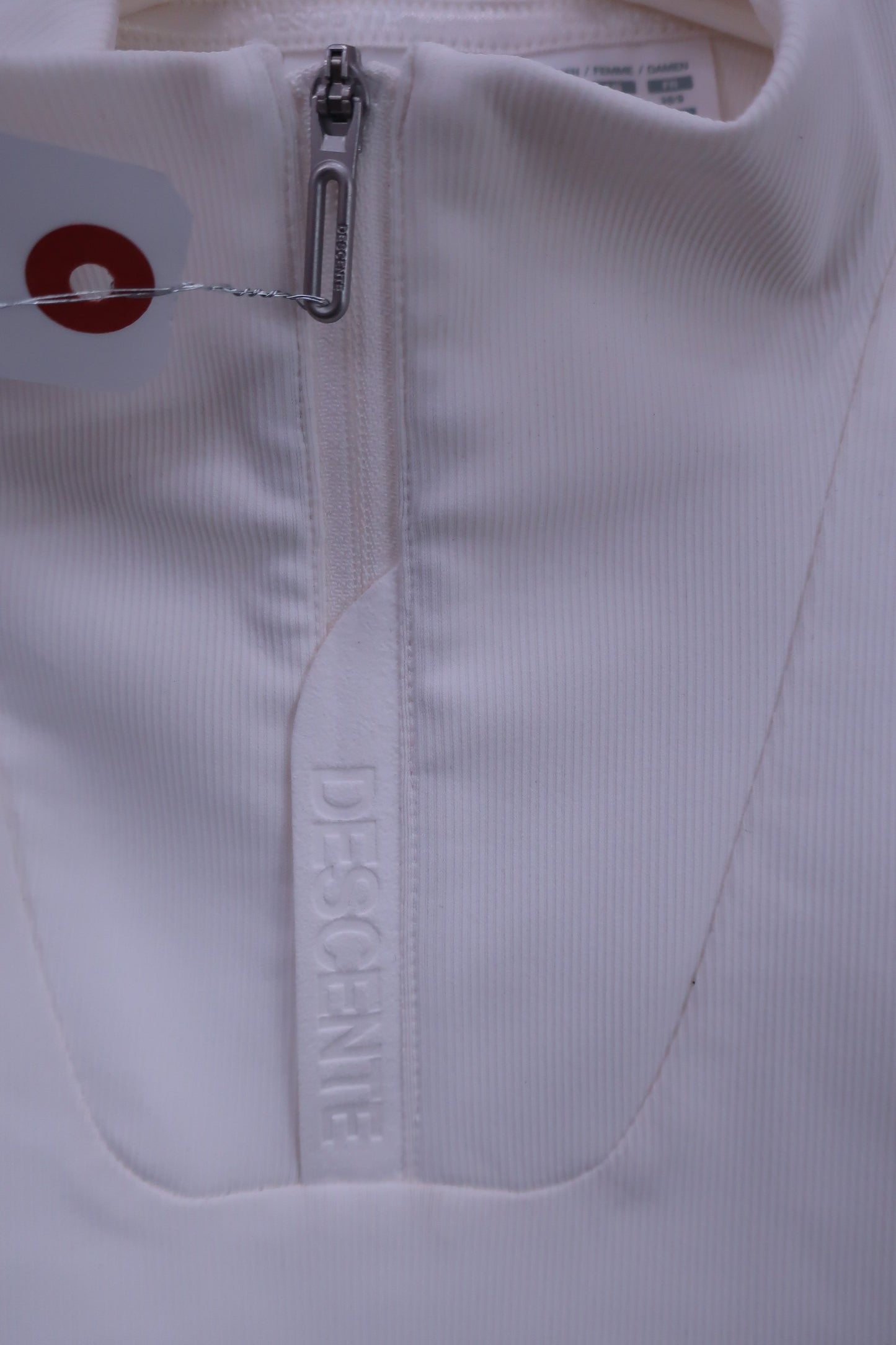 DESCENTE(デサント) ハーフジップシャツ 白 レディース L DGWJA16 N