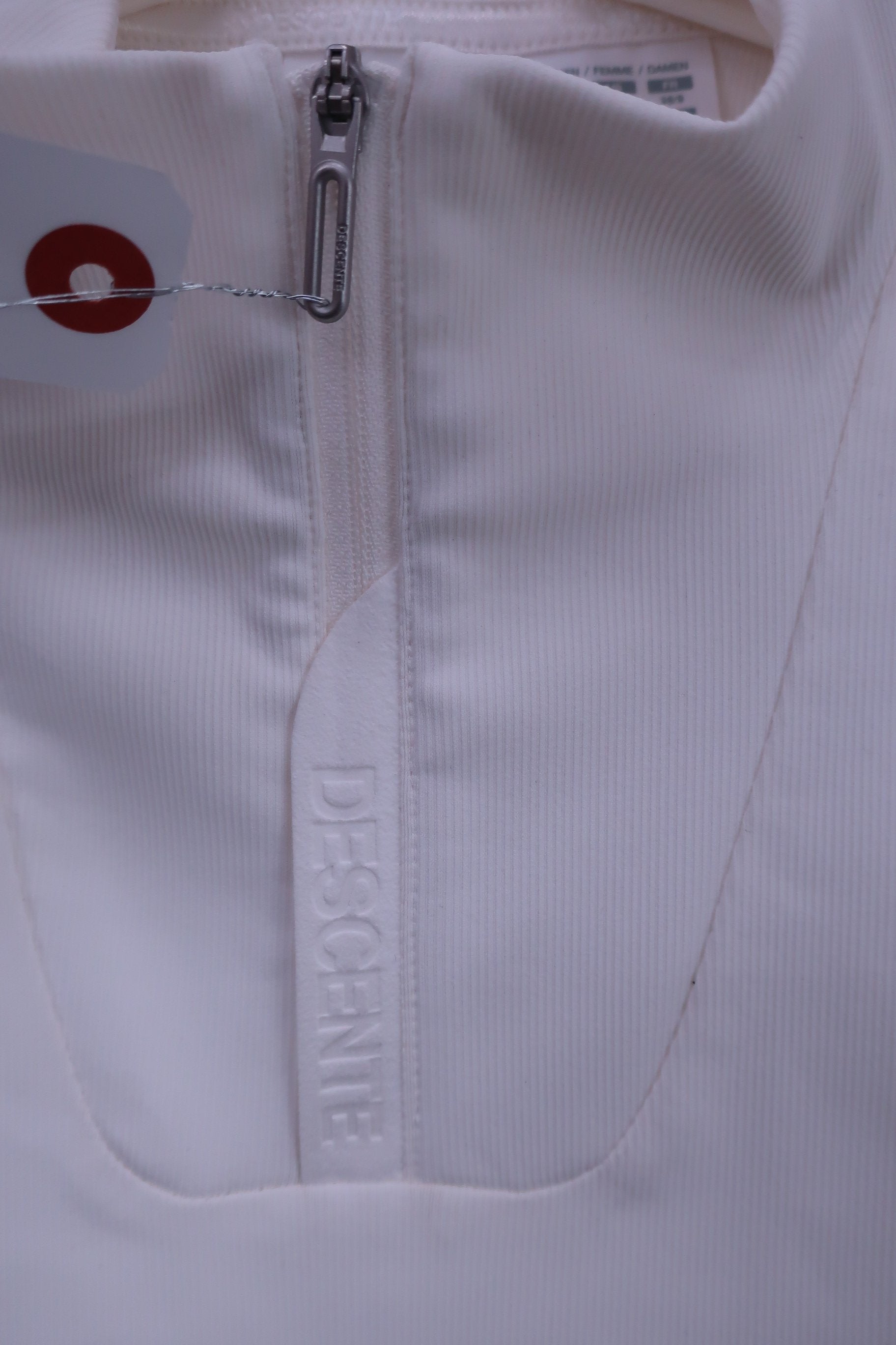 DESCENTE(デサント) ハーフジップシャツ 白 レディース L DGWJA16 N