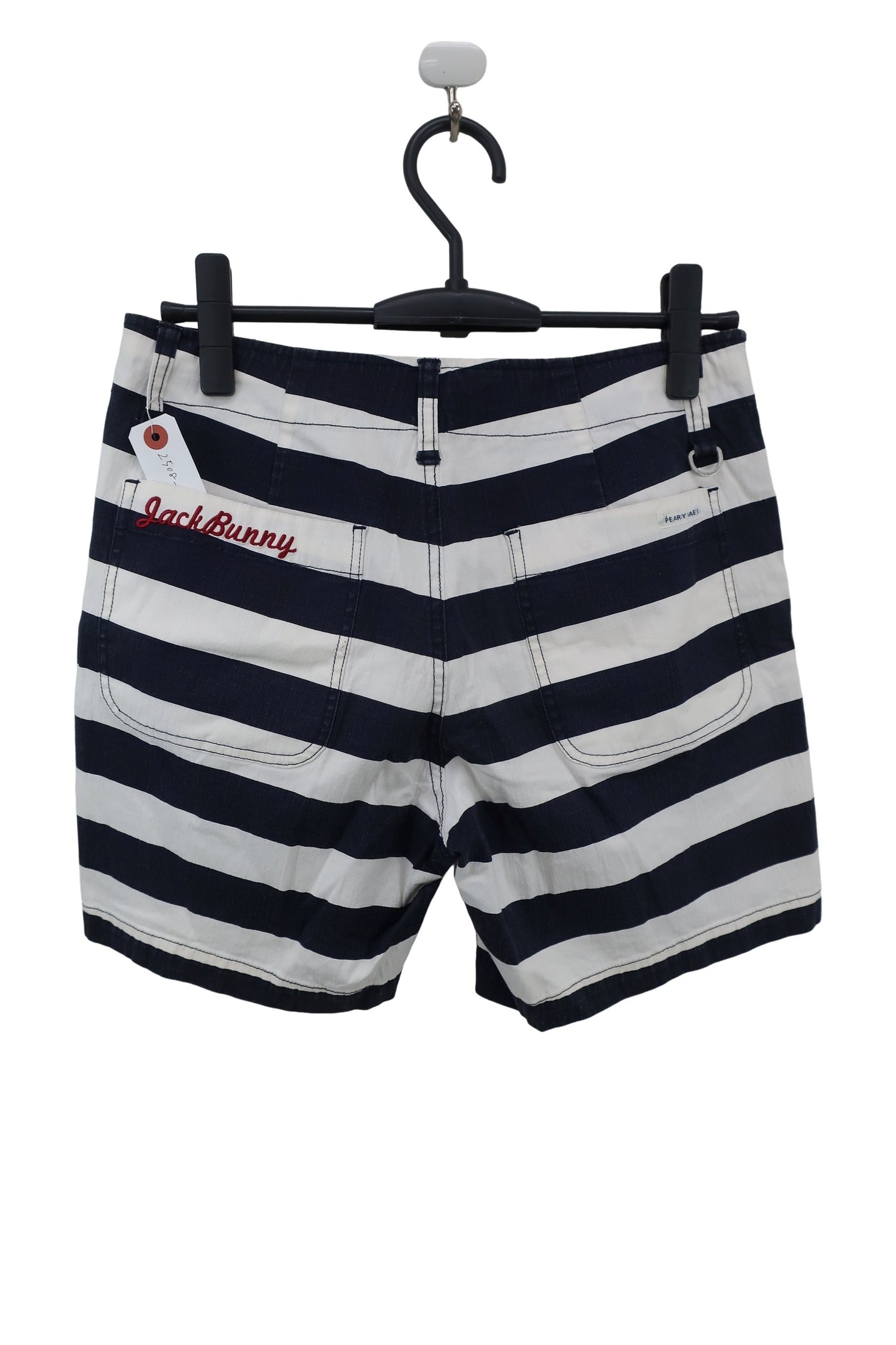Jack Bunny(ジャックバニー) ハーフパンツ 白ネイビー レディース 1 263-132305 B