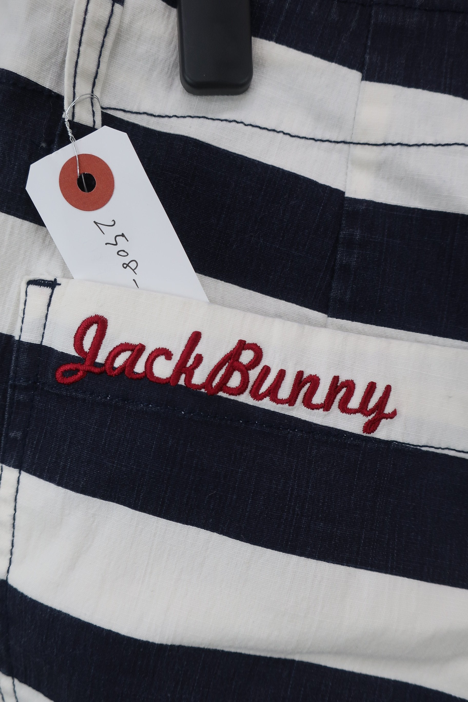 Jack Bunny(ジャックバニー) ハーフパンツ 白ネイビー レディース 1 263-132305 B