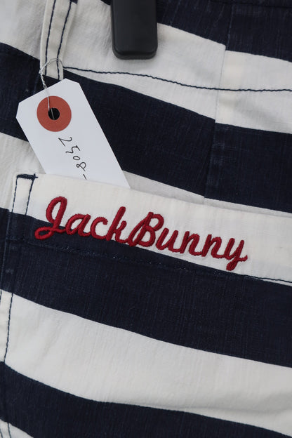 Jack Bunny(ジャックバニー) ハーフパンツ 白ネイビー レディース 1 263-132305 B