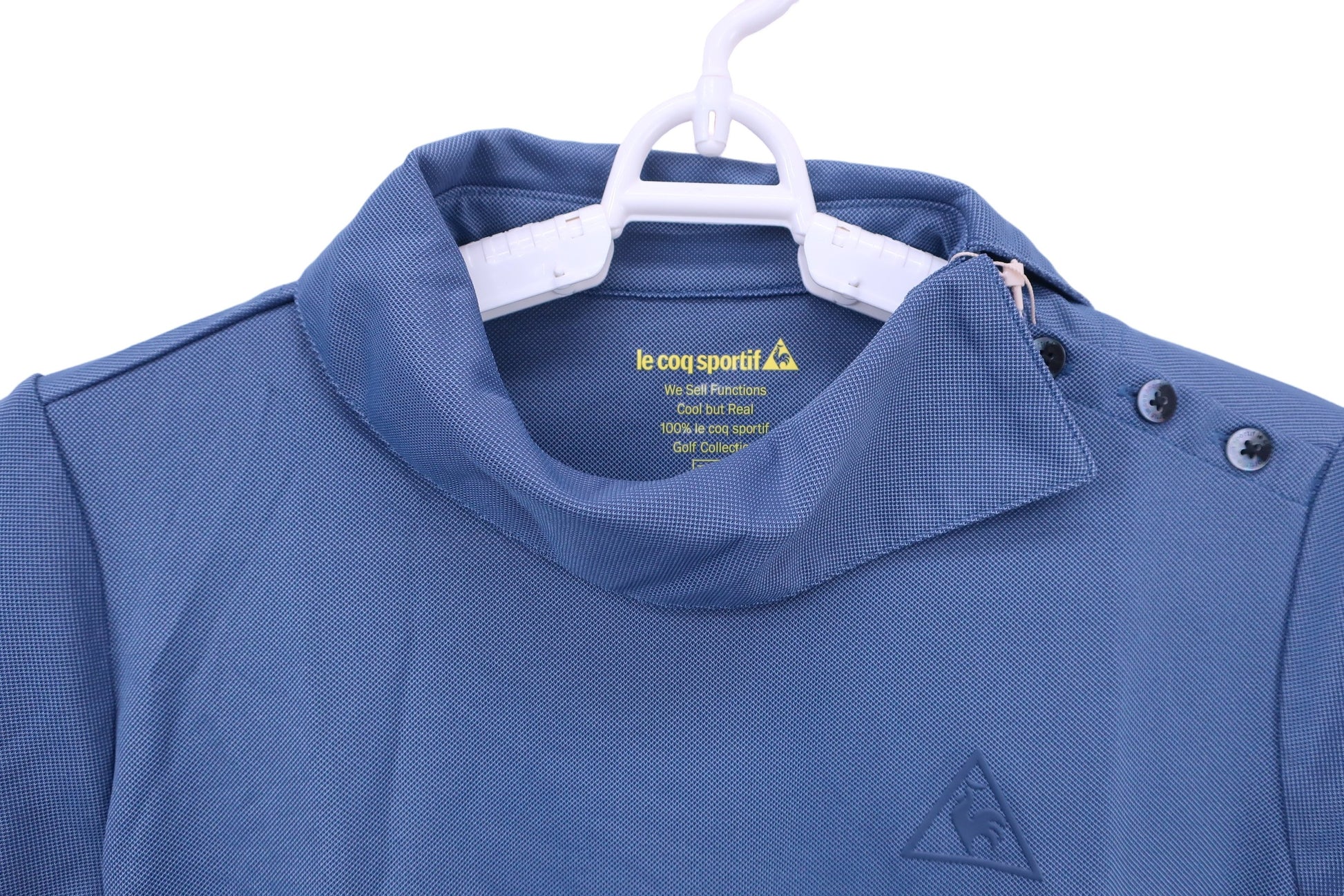 le coq sportif(ルコックスポルティフ) ポロシャツ 青 レディース L N