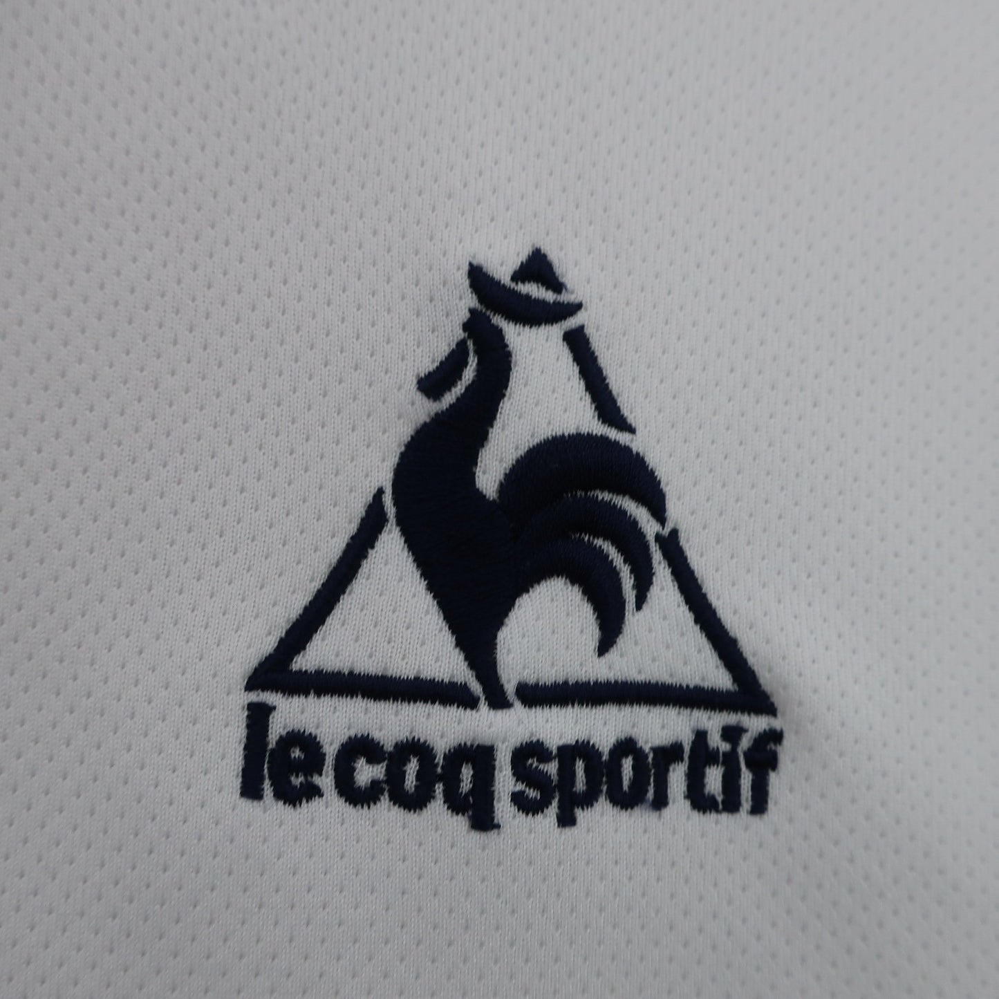 le coq sportif(ルコックスポルティフ) 半袖ハーフジップシャツ 白 メンズ O A