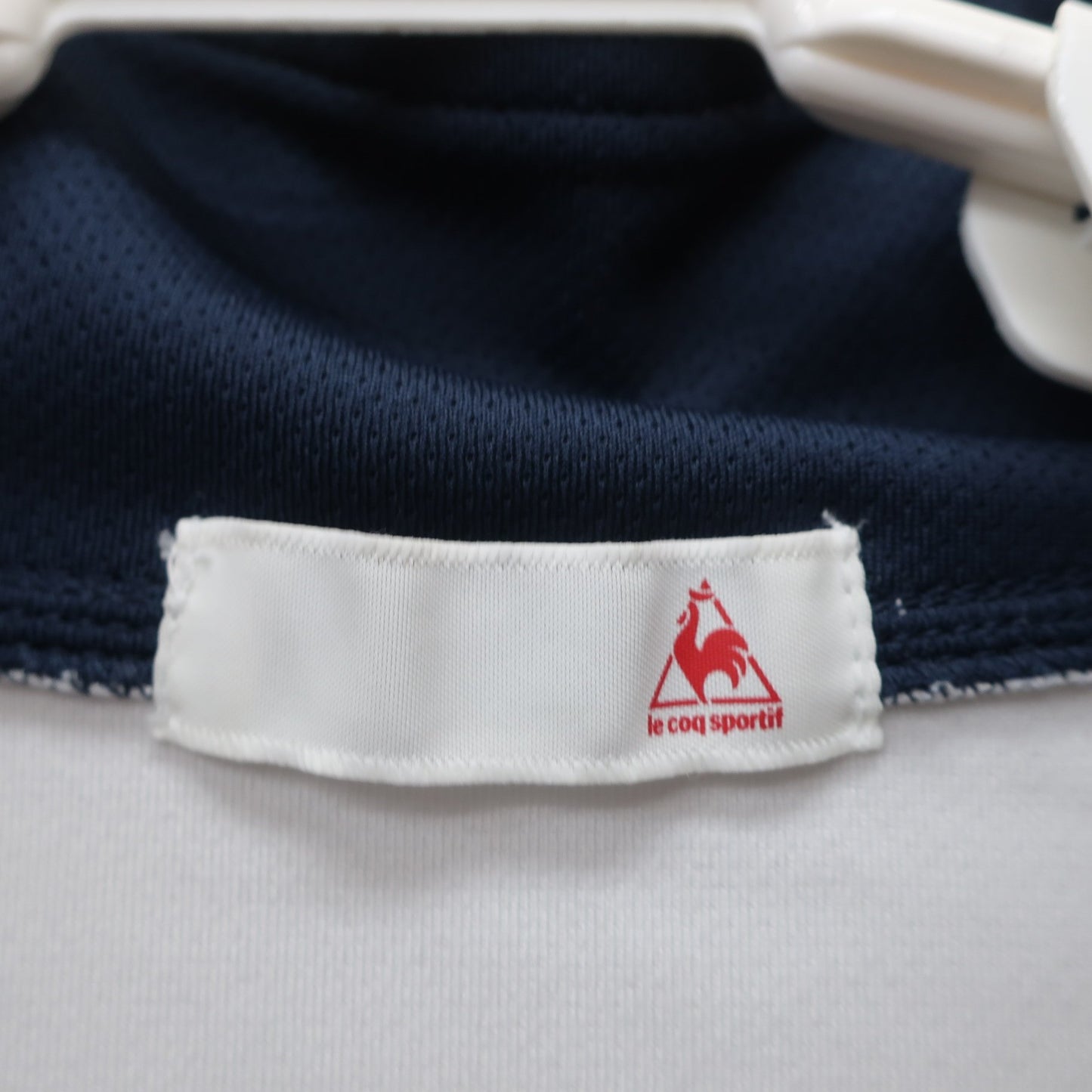 le coq sportif(ルコックスポルティフ) 半袖ハーフジップシャツ 白 メンズ O A