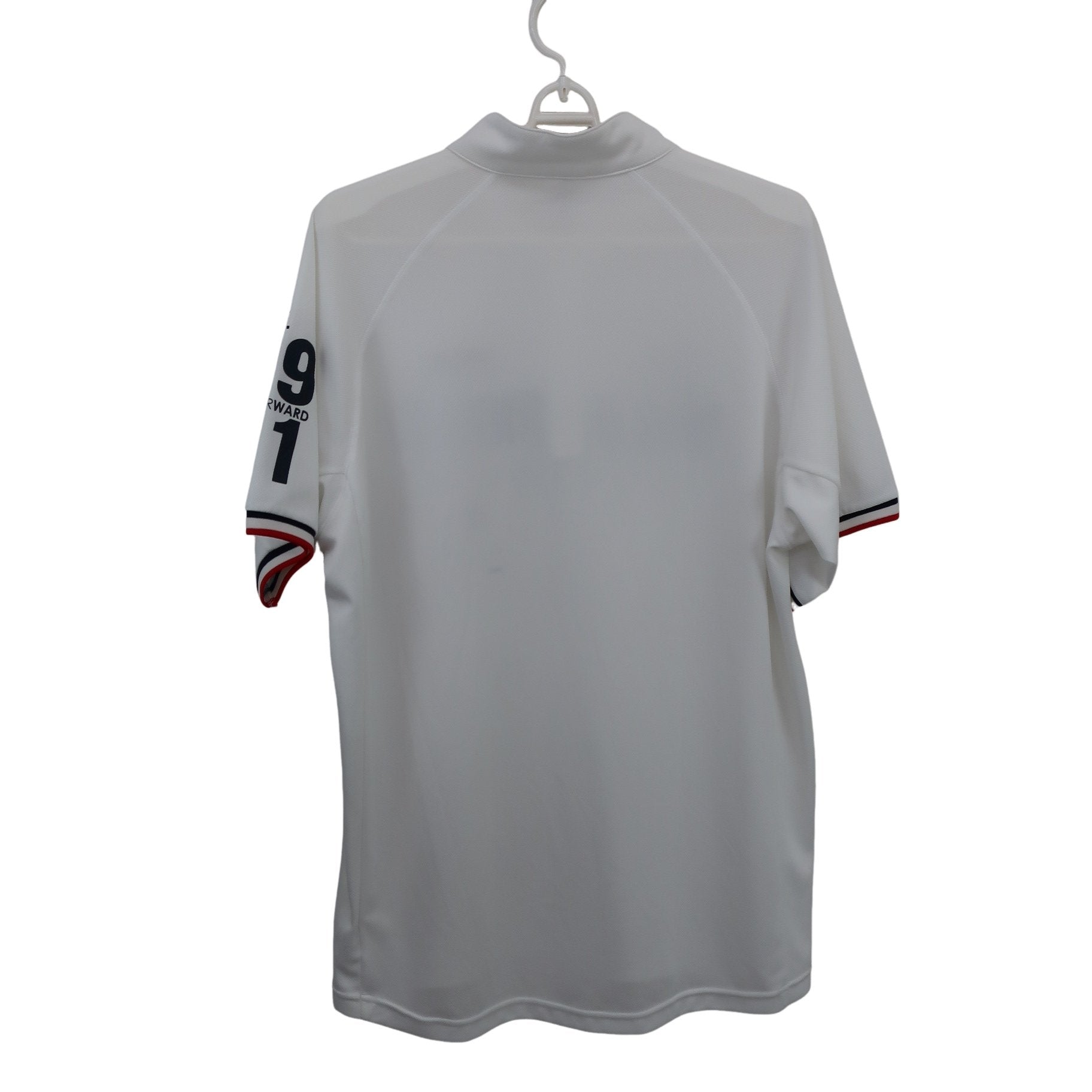 FILA GOLF(フィラゴルフ) 半袖ハーフジップシャツ 白 メンズ XO A