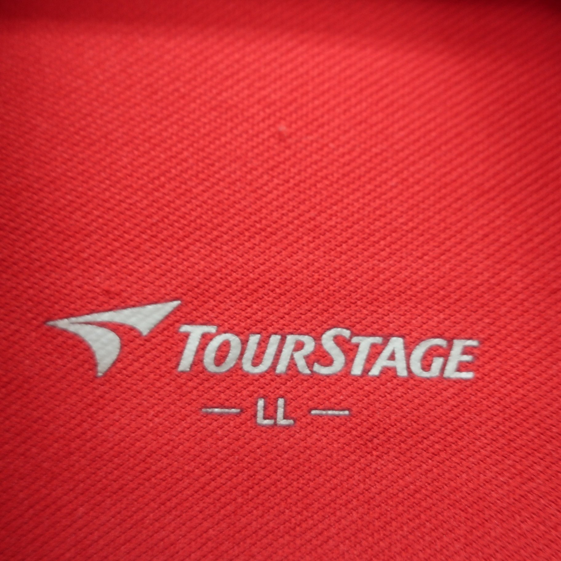 TOURSTAGE(ツアーステージ) 長袖ハイネックシャツ 赤 メンズ LL A