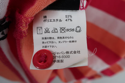 OAKLEY(オークリー) ポロシャツ ピンクボーダー メンズ M B